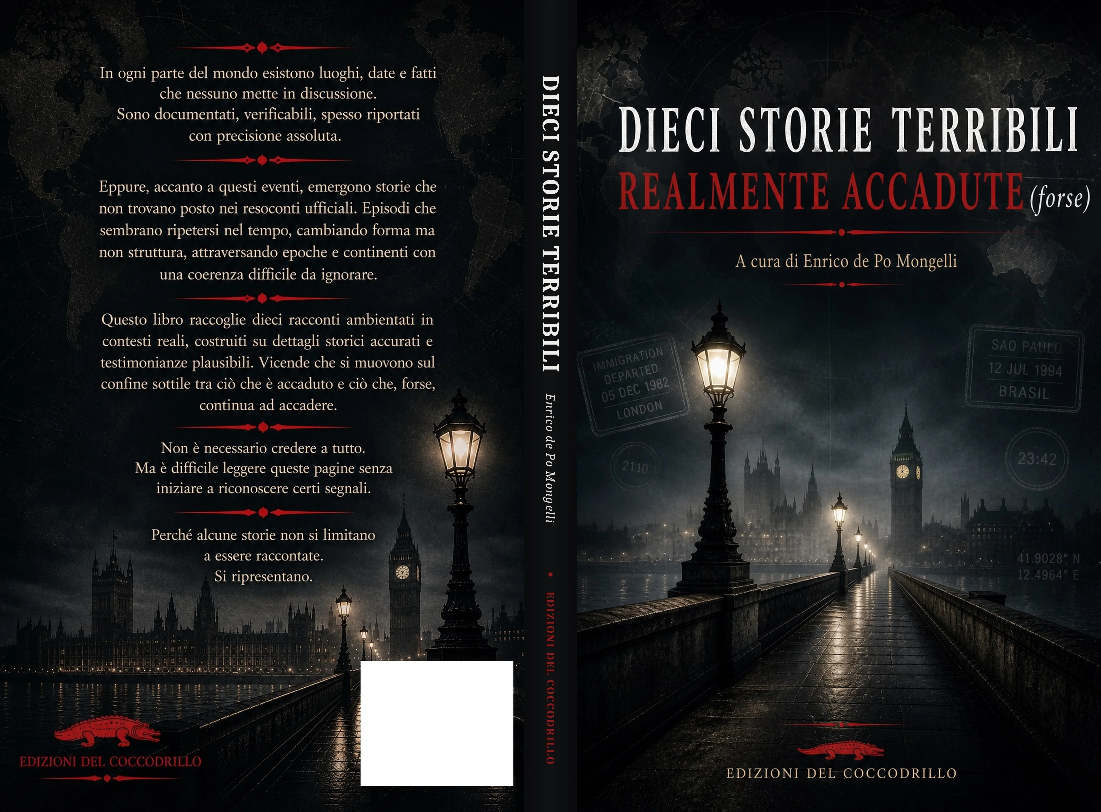 copertna del libro "dieci Storie Terribili Realmente Accadute (forse)"